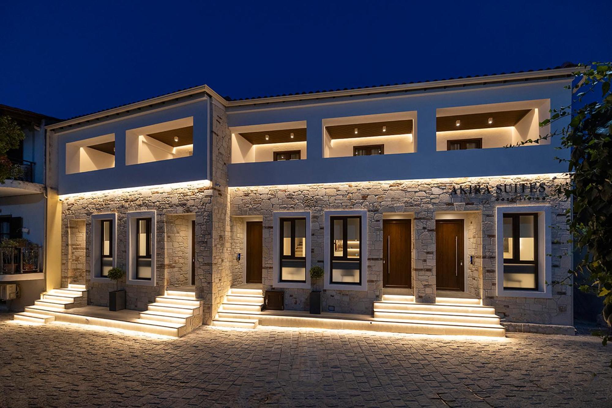 Akira Suites Afytos Bagian luar foto